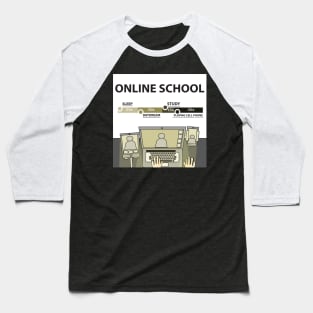 Online School Baseball T-Shirt
